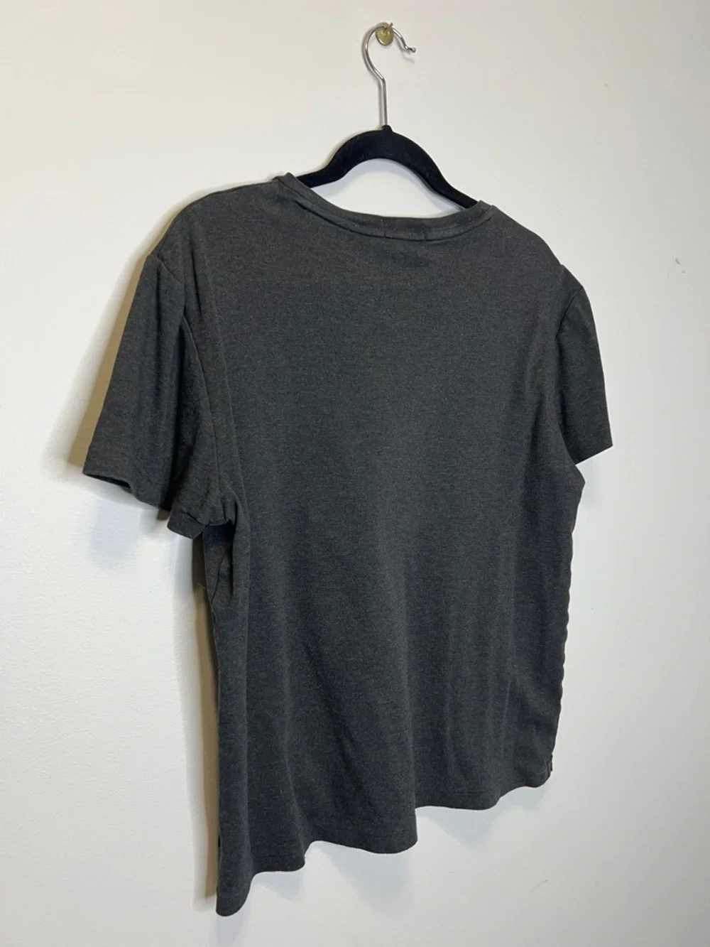 POLO Ralph Lauren Classic 100% Cotton Custom Slim Fit V Neck T-Shirt size Large
